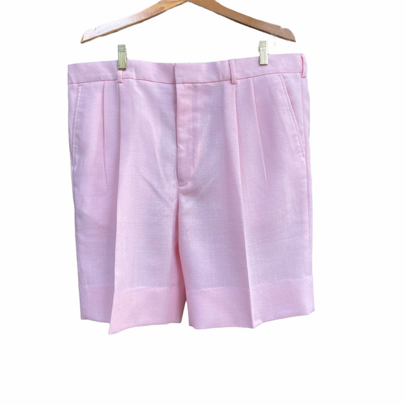 Vintage Trimingham's Pink Bermuda Shorts- Sz 40 - Picture 1 of 12